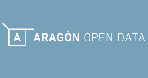 Icono con texto Aragón Open Data