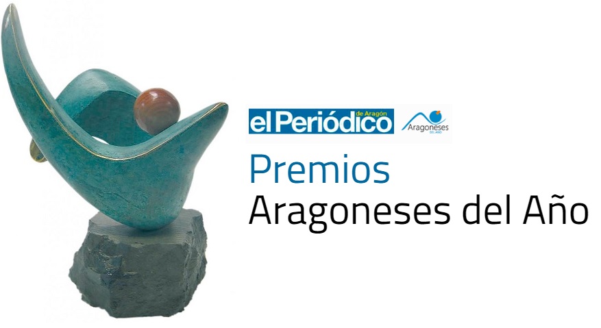 Escultura premio aragoneses del año El periódico de Aragón 