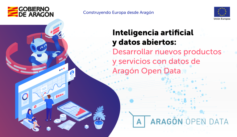 Imagen del funcionamiento del chatbot de Aragón Open Data