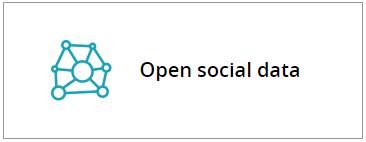Icono con texto Open Social Data