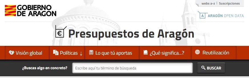Presupuestos Gobierno de Aragón